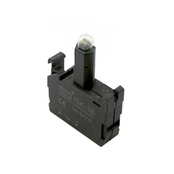 ISK-3B 24V Buton Işık Kontağı - Yeşil - 1