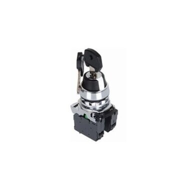 ISM-BG21 Anahtarlı Kalıcı Metal Mandal Buton 0-1 - 1