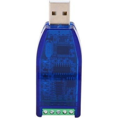 İzole Endüstriyel Sınıf USB'den RA232 RS485 İletişim Modülüne 5 V Seri Bağlantı Noktası Hattı Dönüştürücü TVS Koruması CH340 - 1