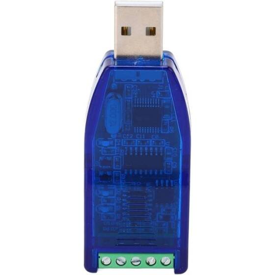 İzole Endüstriyel Sınıf USB'den RA232 RS485 İletişim Modülüne 5 V Seri Bağlantı Noktası Hattı Dönüştürücü TVS Koruması CH340 - 1