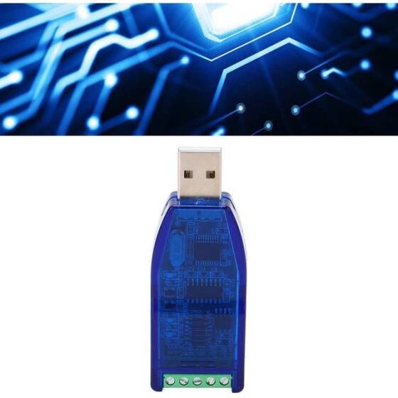 İzole Endüstriyel Sınıf USB'den RA232 RS485 İletişim Modülüne 5 V Seri Bağlantı Noktası Hattı Dönüştürücü TVS Koruması CH340 - 2