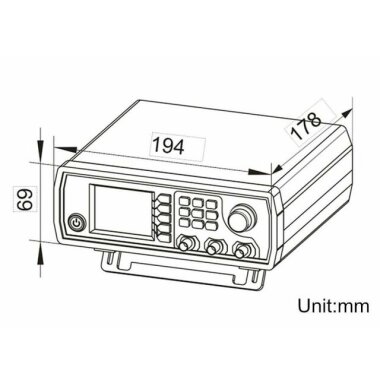 JDS6600 60MHz DDS Çift Kanal Sinyal Jeneratörü - 4