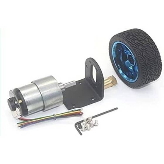 JGB37-520 6V 166RPM Enkoder Motor Akıllı Araç Kiti - 5