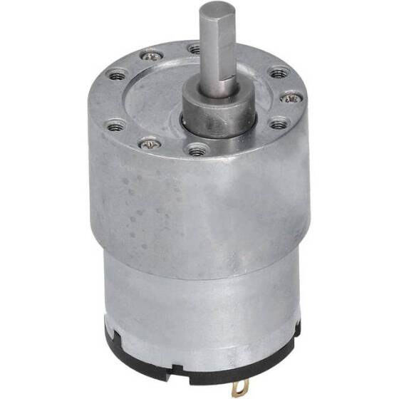 JGB37-520 DC 12V 15RPM Minyatür İleri ve Geri Fırçalı DC Hız Düşürücü Motor - 1