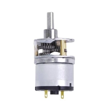 JGB37-520 DC 6V 107RPM Minyatür İleri ve Geri Fırçalı DC Hız Düşürücü Motor - 5