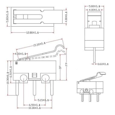 JL014 Mini Micro Switch - 2