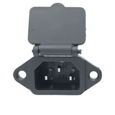 Kapaklı Erkek Power Soketi Üçlü Kulaklı - Görsu Elektronik