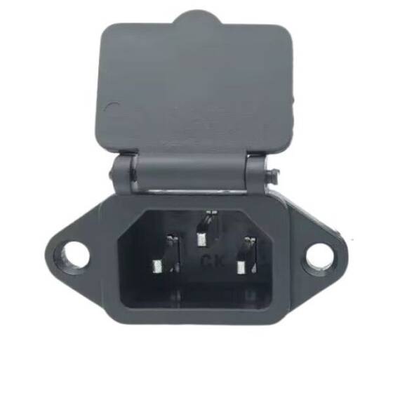 Kapaklı Erkek Power Soketi Üçlü Kulaklı - 1