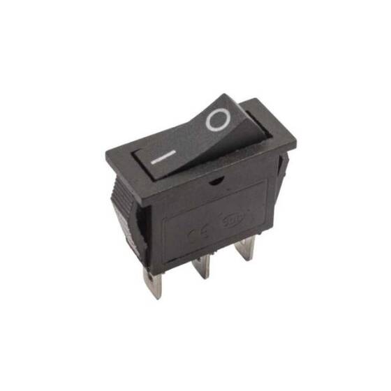 KCD3 Tekli Dar 3 Pin On/Off Anahtar - Siyah - 1