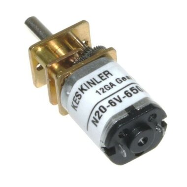 KGA12 6V 650Rpm 12mm Redüktörlü Dc Motor - Görsu Elektronik