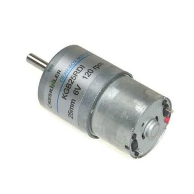 KGB25 6V 120Rpm 25mm Redüktörlü Eksantrik Dc Motor - Görsu Elektronik