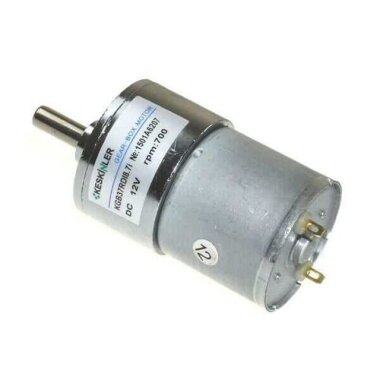 KGB37 12V 700Rpm 37mm Redüktörlü Eksantrik Dc Motor - Görsu Elektronik