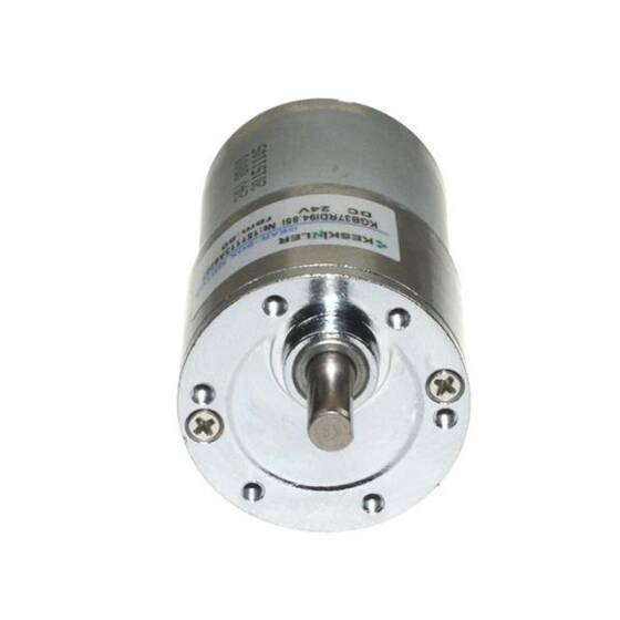 KGB37 24V 80Rpm 37mm Redüktörlü Eksantrik Dc Motor - 3