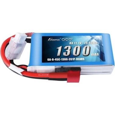 Kırmızı 1300MAH 3 S 11.1 V 25C Yüksek Güç Yüksek Kaliteli Model Uçak LIPO Pil JST Dişi - 1