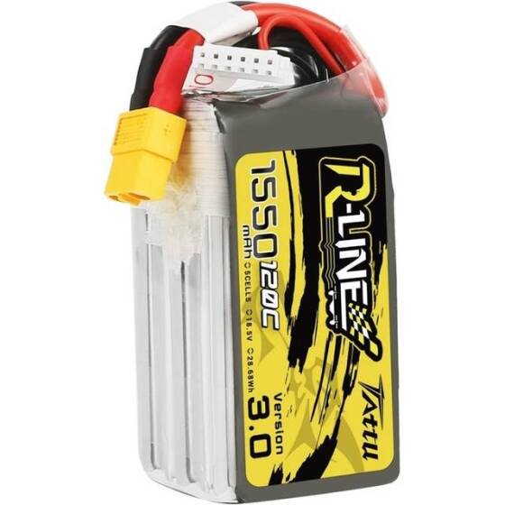 Kırmızı 1300MAH 4 S 14.8 V 25C Yüksek Güç Yüksek Kaliteli Model Uçak LIPO Pil JST Dişi - 1