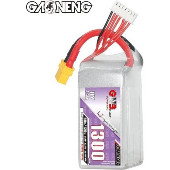 Kırmızı 1300MAH 6 S 22.2 V 25C Yüksek Güç Yüksek Kaliteli Model Uçak LIPO Pil T Dişi - 2
