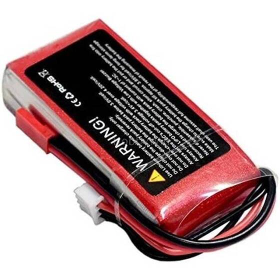 Kırmızı 1500MAH 2 S 7.4 V 25C Yüksek Güç Yüksek Kaliteli Model Uçak LIPO Pil T Dişi - 4