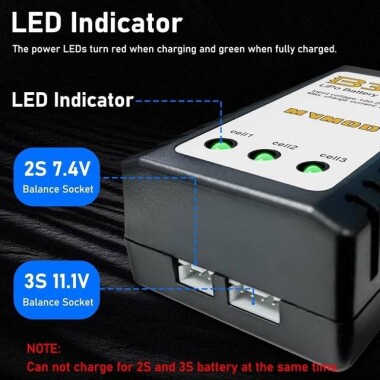 Kırmızı 1500MAH 3 S 11.1 V 35C Yüksek Güç Yüksek Kaliteli Model Uçak LIPO Pil JST Dişi - 5