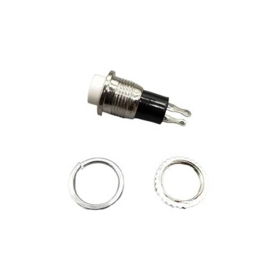 Kırmızı DS-316 10mm Kilitsiz Anlık Otomatik Sıfırlamalı Küçük Basma Düğmesi Anahtarı - 3