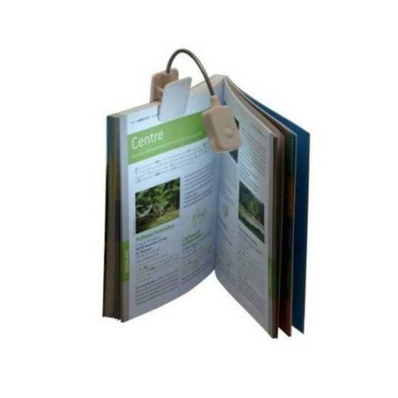 Kitap Okuma Işığı - Beyaz Işıklı Klipsli Lamba - 2