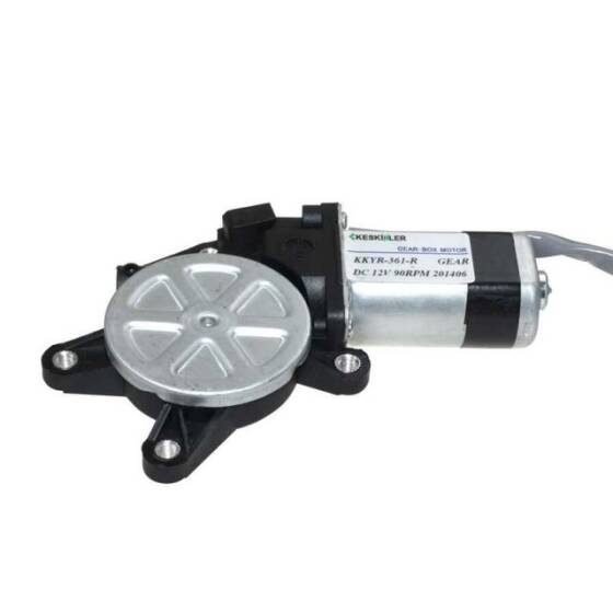 KKYR-R 12V DC 90RPM Dişli Sağ Cam Kaldırma Motoru - 2