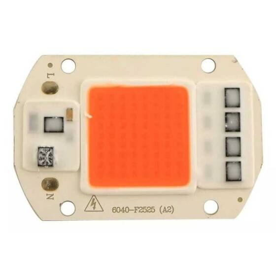 Kırmızı 220V Projektör Cob Led 50W Driver Çipli - 1