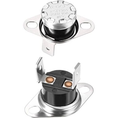 KSD301 85 Derece Normal Kapalı NC Sıcaklık Kontrollü Anahtar Termostat 250V 10A - 1