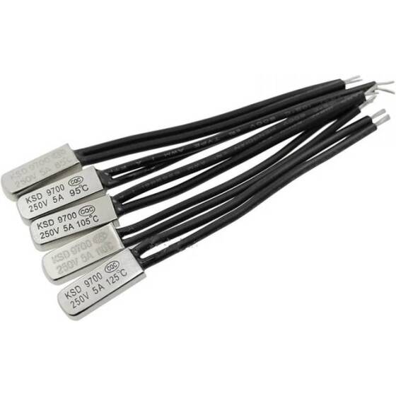 KSD9700 5A 250V Plastik Termostat - 65 Derece Normalde Kapalı - 2