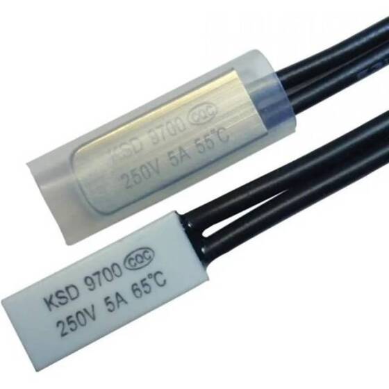 KSD9700 5A 250V Plastik Termostat - 65 Derece Normalde Kapalı - 3