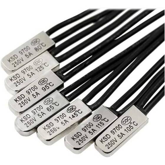 KSD9700 5A 250V Plastik Termostat - 70 Derece Normalde Kapalı - 5