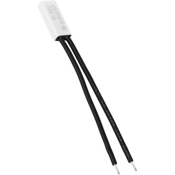 KSD9700/BK05 - BB1D 5A 250V Plastik Termostat - 120 Derece Normalde Açık - 1