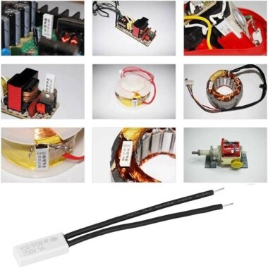 KSD9700/BK05 - BB1D 5A 250V Plastik Termostat - 120 Derece Normalde Açık - 4