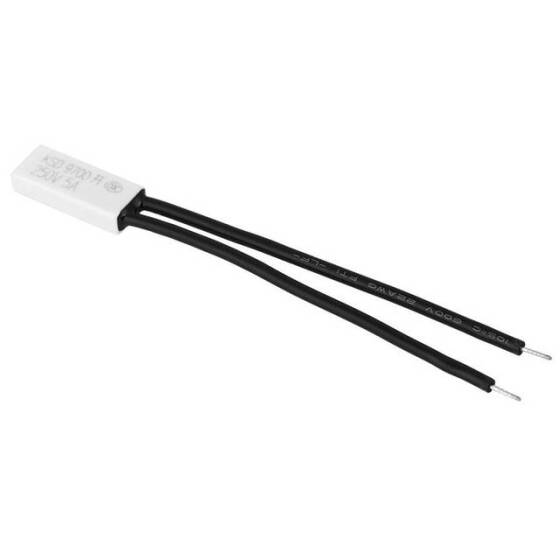 KSD9700/BK05 - BB1D 5A 250V Plastik Termostat - 70 Derece Normalde Açık - 4