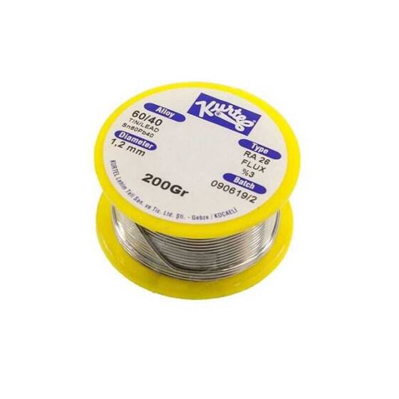 Kurtel 1.2 mm 200gr Lehim Teli (%60 Kalay / %40 Kurşun) - 1