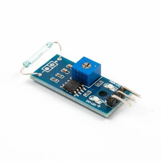 Kuru Reed Sensör Modülü Manyetik Kontrol Anahtarı - 6