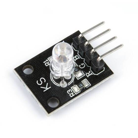 KY-016 DIP 3 Renkli 5mm RGB LED Modül - 11