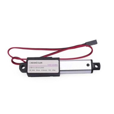 LA-M-12-120 12V 30mm 96N IP54 Mikro Lineer Motor - Görsu Elektronik
