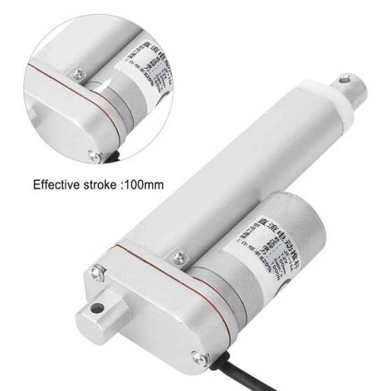 LA-T8-100 Strok Uzunluğu 100 mm 7 mm/S 128N DC 12V Elektrikli Putter Elektrikli Lineer Aktüatör Putter Kapılar/Pencereler için - 5