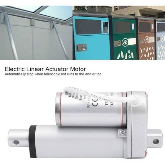 LA-T8-100 Strok Uzunluğu 100 mm 7 mm/S 128N DC 6V Elektrikli Putter Elektrikli Lineer Aktüatör Putter Kapılar/Pencereler için - 2