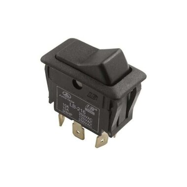 LB-216 On/Off Anahtar 6 Pin - Siyah - Görsu Elektronik