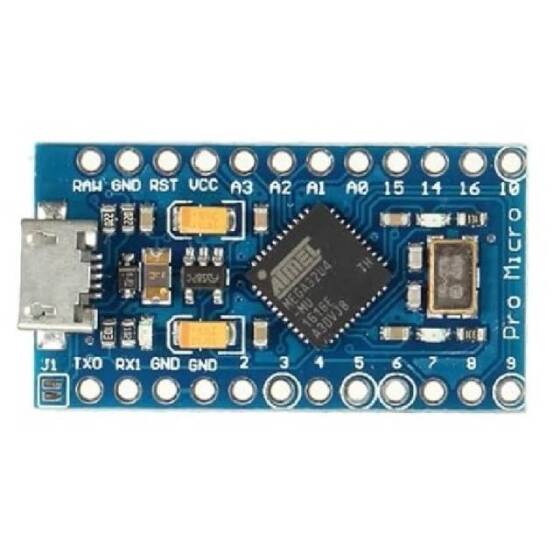 Lehimsiz Tip-C USB Pro Mikro Atmega32U4 5V/16MHz Kart Modülü - 2