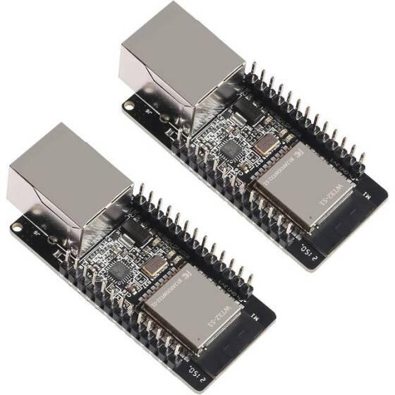 Lehimsiz WT32-ETH01 V1.2 Seri - Ethernet Modülü Ağ Geçidi Modülü - WiFi + Bluetoothlu - 1