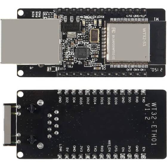 Lehimsiz WT32-ETH01 V1.2 Seri - Ethernet Modülü Ağ Geçidi Modülü - WiFi + Bluetoothlu - 2