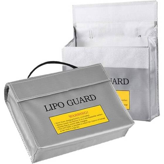 Lityum Pil Patlamaya Dayanıklı Çanta/Koruma Çantası Boyutu: 155x50x155mm - 1