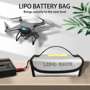 Lityum Pil Patlamaya Dayanıklı Çanta/Koruma Çantası Boyutu: 185x75x60mm - 5