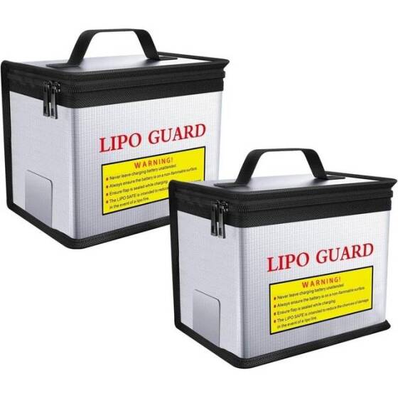 Lityum Pil Patlamaya Dayanıklı Çanta/Koruma Çantası Boyutu: 215x145x165mm - 2