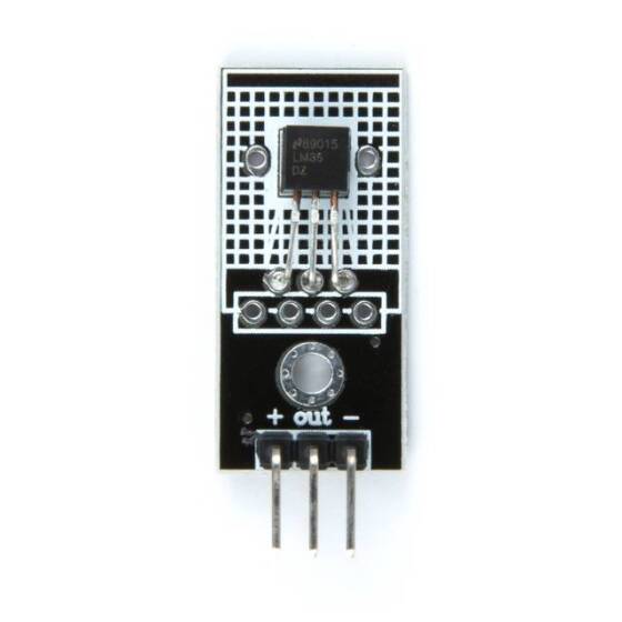 LM35D Analog Sıcaklık Sensör Modülü Kablolu - 1