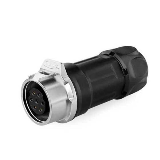 LP-16-J07PP-01-001 7 Pin Su Geçirmez Konnektör - Dişi - 1