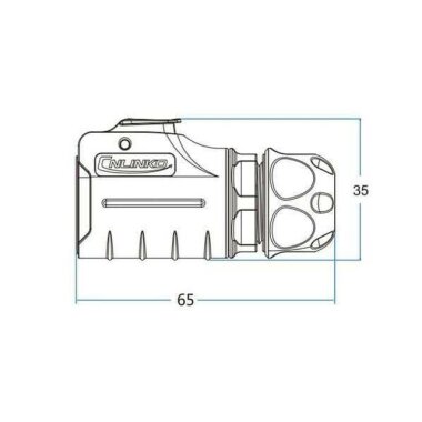LP-20-C02PE-01-022 2 Pin Su Geçirmez Konnektör - Erkek - 2