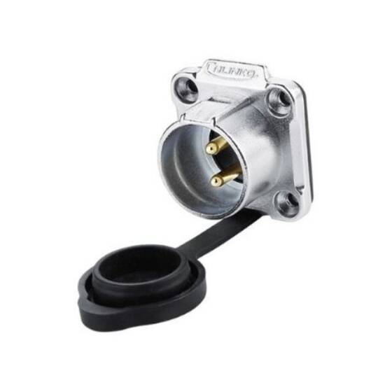 LP-20-C02SX-03-401 2 Pin Su Geçirmez Konnektör - Erkek - 1